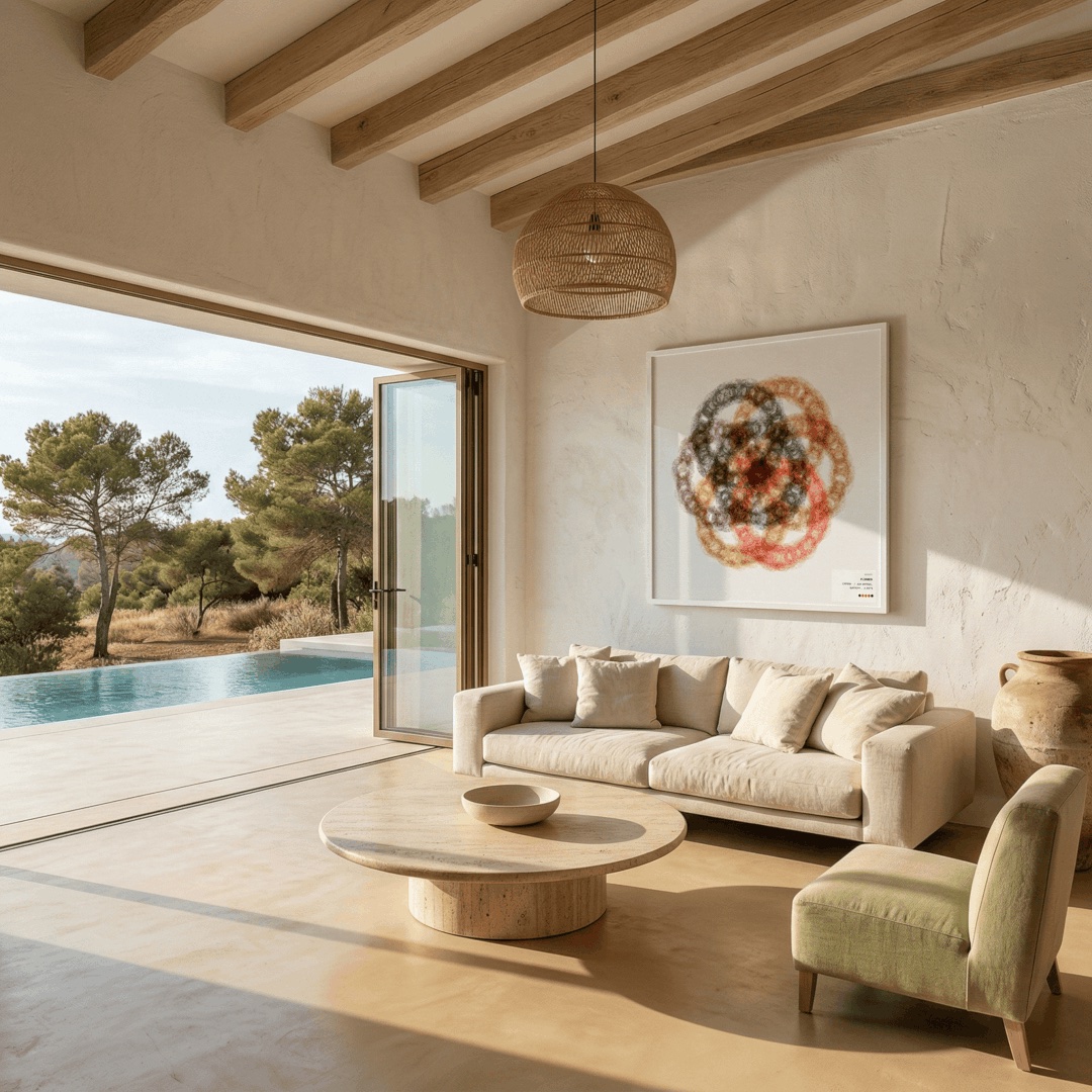 Flower of Life — living room placement